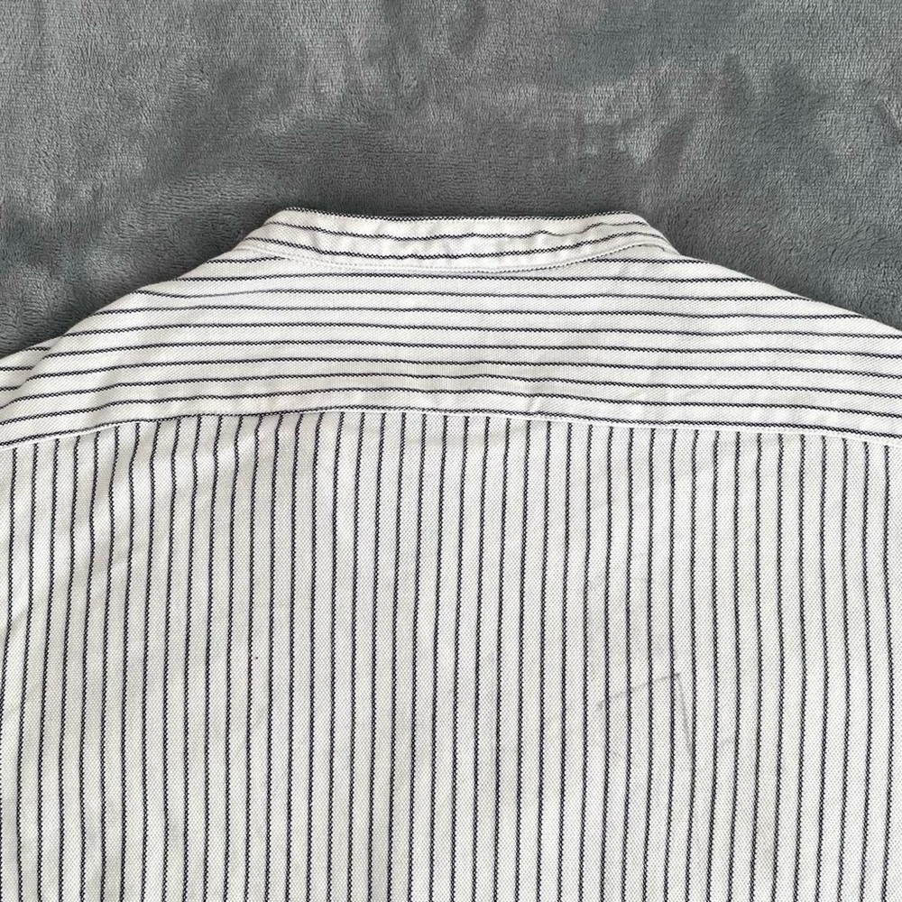 Zara Men's Slim Fit Striped Button-Down Knit Shir… - image 7